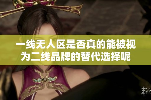 一线无人区是否真的能被视为二线品牌的替代选择呢