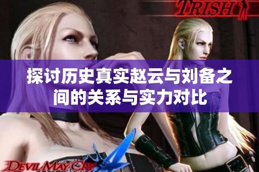 探讨历史真实赵云与刘备之间的关系与实力对比